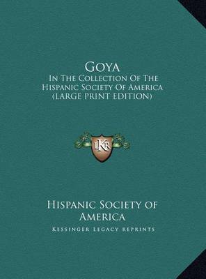 Book cover for Goya