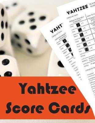 Book cover for Yahtzee Score Cards