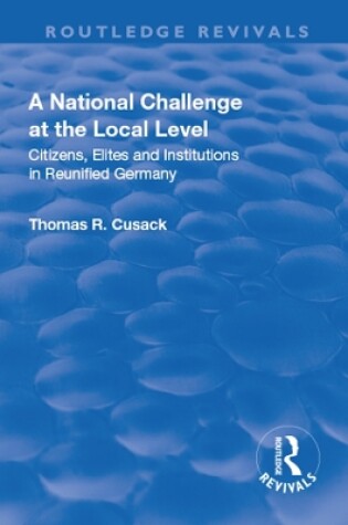 Cover of A National Challenge at the Local Level