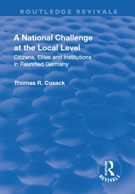 Cover of A National Challenge at the Local Level