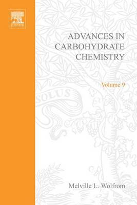 Cover of Advances in Carbohydrate Chemistry Vol 9