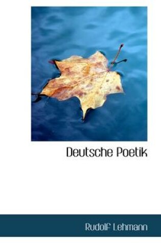 Cover of Deutsche Poetik