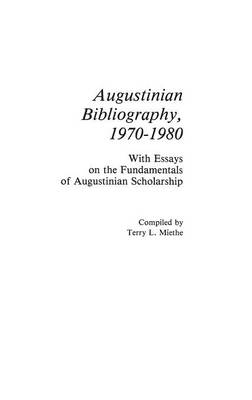 Book cover for Augustinian Bibliography, 1970-1980