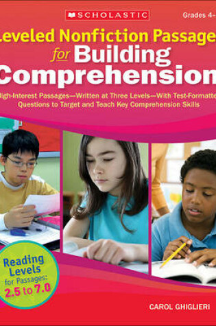 Cover of Leveled Nonfiction Passages for Building Comprehension