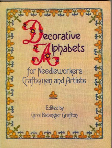 Cover of Decorative Alphabets for Needleworkers, Craftsmen and Artists