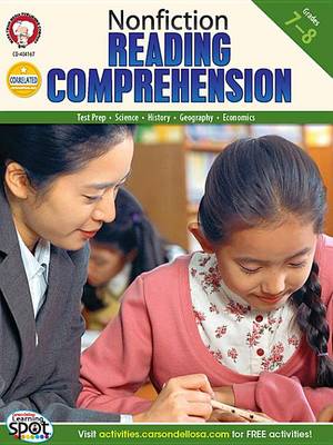 Book cover for Nonfiction Reading Comprehension, Grades 7 - 8