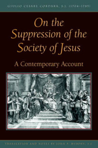 Cover of On Suppression of the Society of Jesus