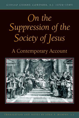 Book cover for On Suppression of the Society of Jesus