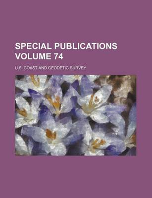 Book cover for Special Publications Volume 74