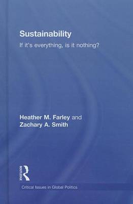 Cover of Sustainability: If It's Everything, Is It Nothing?