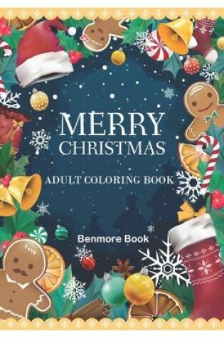 Cover of Merry Christmas Adult Coloring Book