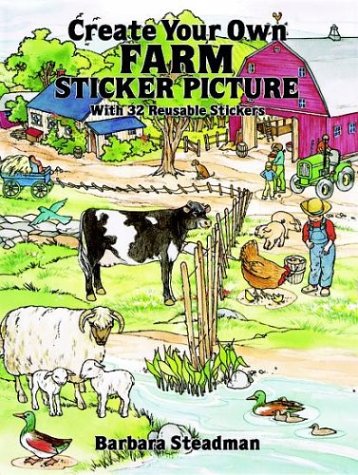 Book cover for Create Your Own Farm Sticker Picture