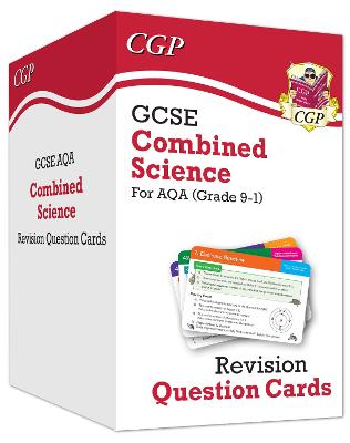 Book cover for GCSE Combined Science AQA Revision Question Cards: All-in-one Biology, Chemistry & Physics