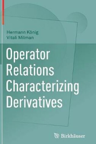 Cover of Operator Relations Characterizing Derivatives