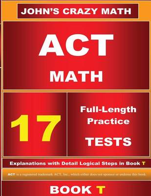 Book cover for ACT Math 17 Tests