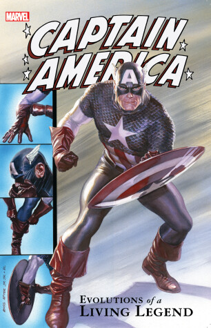 Book cover for Captain America: Evolutions Of A Living Legend