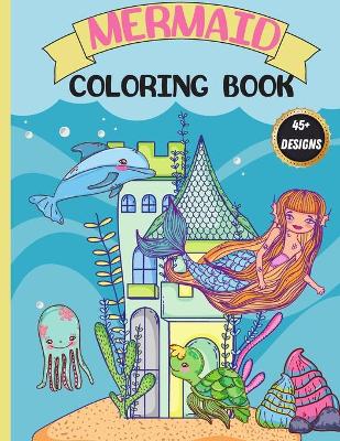 Book cover for Mermaid Coloring Book