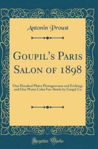 Cover of Goupil's Paris Salon of 1898