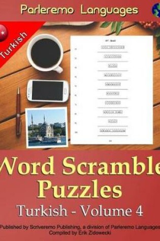 Cover of Parleremo Languages Word Scramble Puzzles Turkish - Volume 4