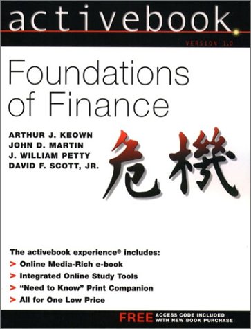 Book cover for Foundations Finance Activebook