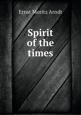 Book cover for Spirit of the times