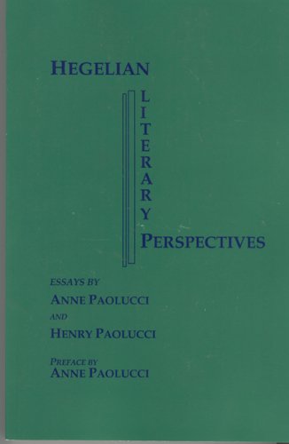 Book cover for Hegelian Literary Perspectives