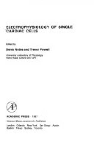 Cover of Electrophysiology of Single Cardiac Cells