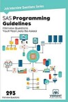 Book cover for SAS Programming Guidelines Interview Questions You'll Most Likely Be Asked