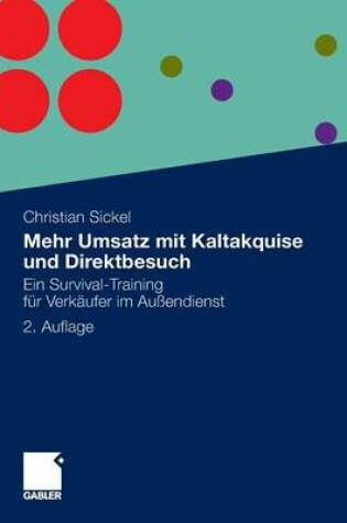 Cover of Mehr Umsatz mit Kaltakquise und Direktbesuch