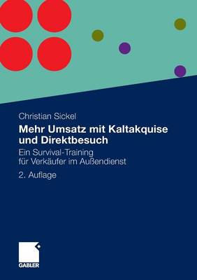 Book cover for Mehr Umsatz mit Kaltakquise und Direktbesuch