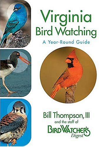 Book cover for Virginia Birdwatching - A Year-Round Guide