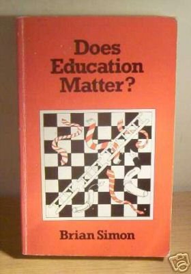 Book cover for Does Education Matter?