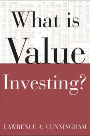 Cover of What Is Value Investing?