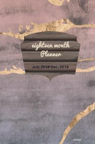 Cover of Eighteen Month Planner Petal Rain