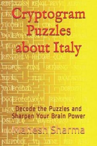 Cover of Cryptogram Puzzles about Italy