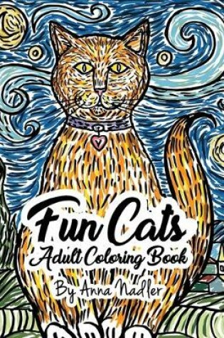Cover of Fun Cats Adult Coloring Book