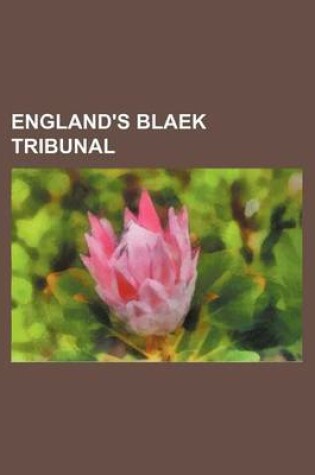 Cover of England's Blaek Tribunal