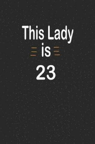 Cover of This lady is 23