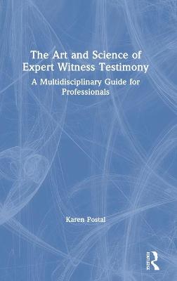 Book cover for The Art and Science of Expert Witness Testimony