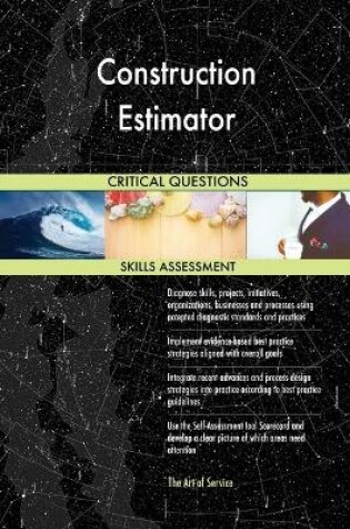 Cover of Construction Estimator Critical Questions Skills Assessment