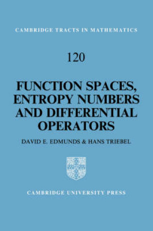 Cover of Function Spaces, Entropy Numbers, Differential Operators