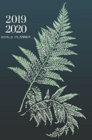 Cover of 2019 2020 Fern Leaves 15 Months Daily Planner