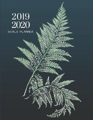 Book cover for 2019 2020 Fern Leaves 15 Months Daily Planner