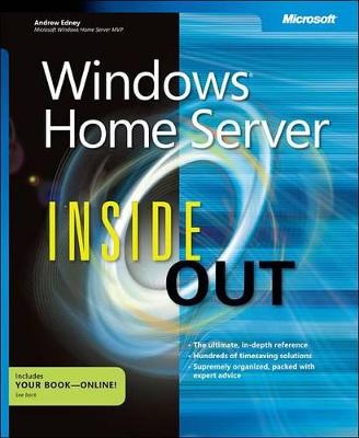 Book cover for Windows Home Server Inside Out