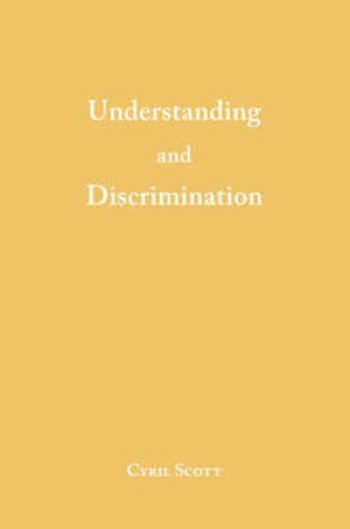 Cover of Understanding and Discrimination