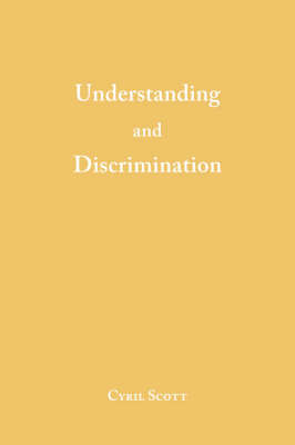 Book cover for Understanding and Discrimination