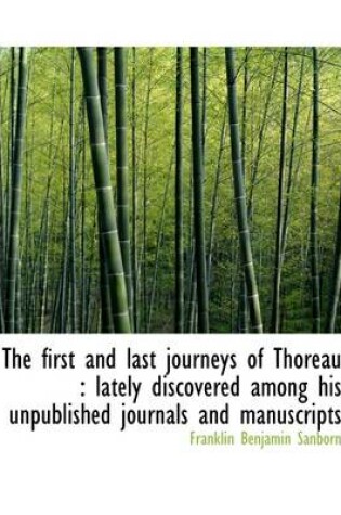 Cover of The First and Last Journeys of Thoreau