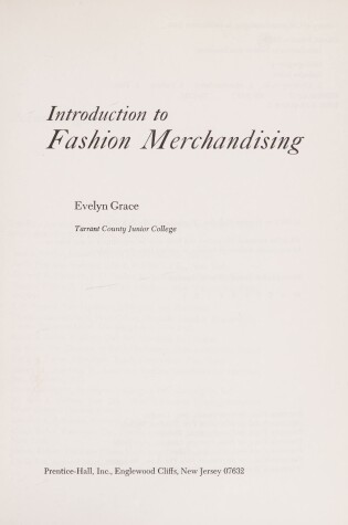 Cover of Introduction to Fashion Merchandising