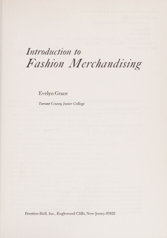 Book cover for Introduction to Fashion Merchandising