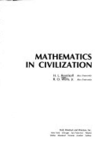 Cover of Mathematics in Civilisation